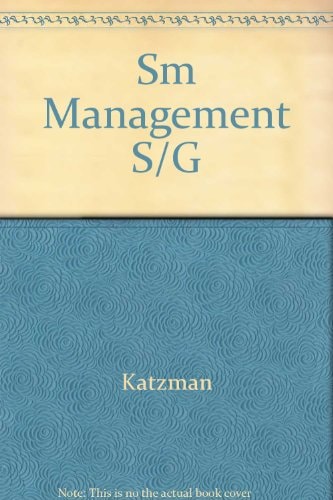 Student Guide to Accompany Longenecker and Pringle's Management, Sixth Edition