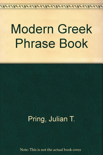 Modern Greek Phrase Book