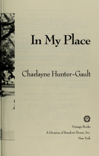 In My Place An Autobiography