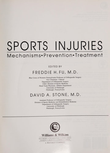 Sports Injuries: Mechanisms, Prevention, Treatment