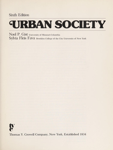Urban society