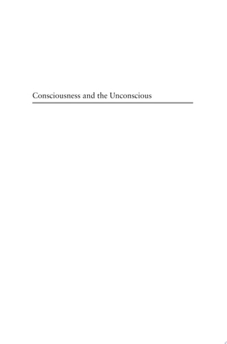 Consciousness and the Unconscious: Lectures Delivered at ETH Zurich, Volume 2: 1934