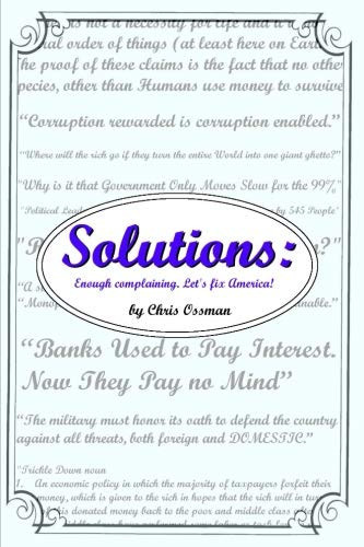 Solution Enough Complaining, Let's Fix America