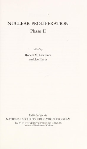 Nuclear Proliferation, Phase II