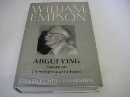 Argufying: essays on literature and culture
