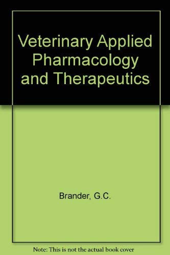 Veterinary Applied Pharmacology & Therapeutics