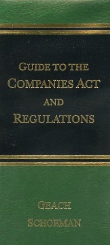 Guide to the Companies Act and Regulations