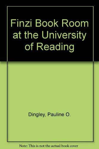 The Finzi Book Room at the University of Reading A Catalogue