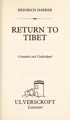 Edition published by Ulverscroft