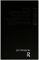 The Distorted World of Soviet-type Economies