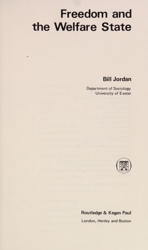 Freedom and the Welfare State.
