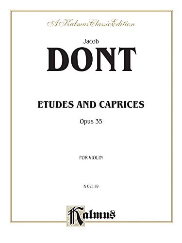 Etudes and caprices, opus 35, for violin