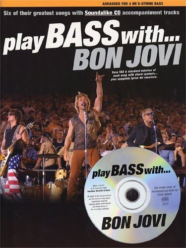 PLAY BASS WITH... BON JOVI GUITARE+CD