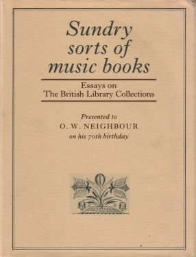 Sundry Sorts of Music Books