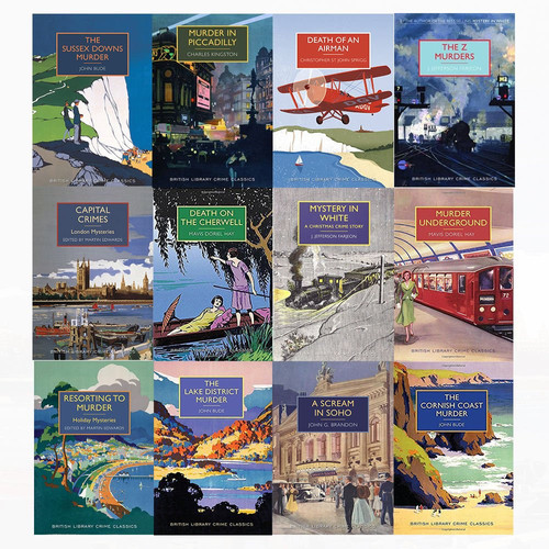 British Library Crime Classics Complete Collection 12 Books Set Murder Mysteries Series