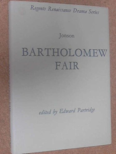 Bartholomew Fair (Regents Renaissance Drama)