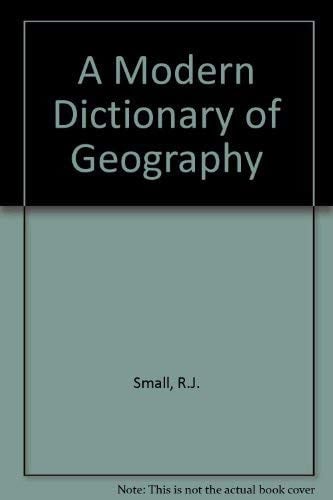 A Modern Dictionary of Geography