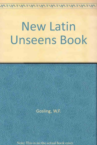 A New Latin unseens book
