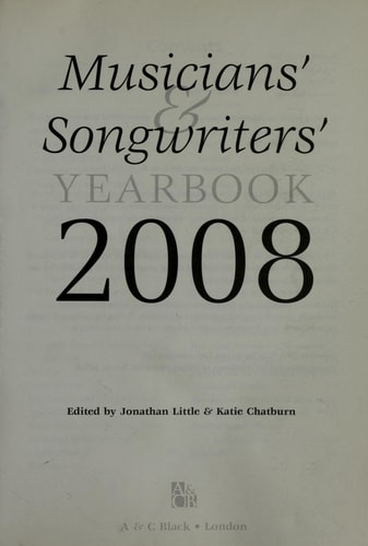 Musicians' & Songwriters' Yearbook 2008