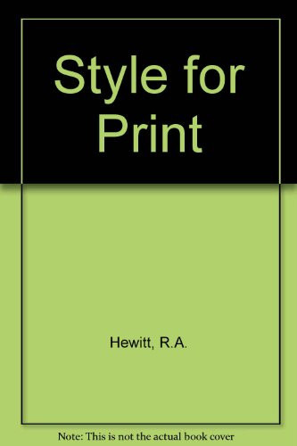 Style for Print