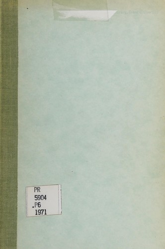 Poems Poems Written in Discouragement, 1912-13