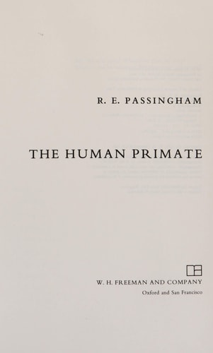 The Human Primate