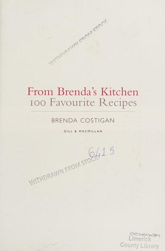 From Brenda's Kitchen 100 Favourite Recipes