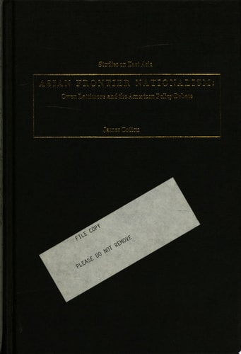 Asian Frontier Nationalism Owen Lattimore and the American Policy Debate