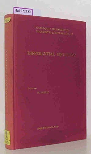 Differential equations (Colloquia mathematica Societatis János Bolyai ; 15)
