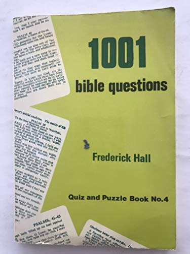 1001 Bible Questions With Their Answers