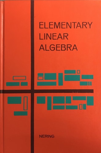 Elementary linear algebra