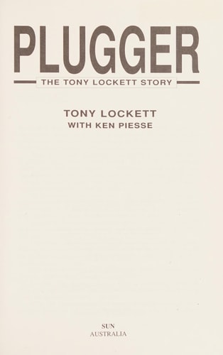Plugger The Tony Lockett Story