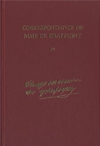 Correspondance de Madame de Graffigny lettres 2093-2303. 5 janvier 1754 - 31 décembre 1755
