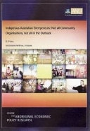 Indigenous Australian Entrepreneurs CAEPR Discussion Paper No. 279