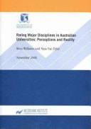 Rating Major Disciplines in Australian Universities Perceptions and Reality