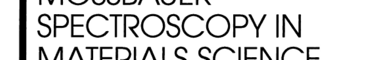 Mössbauer Spectroscopy in Materials Science 2008 Proceedings of the International Conference - MSMS '08