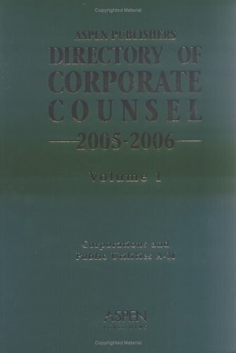 Directory of Corporate Counsel 2005-2006