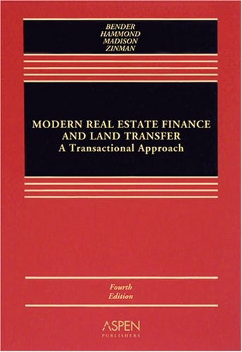 Modern Real Estate Finance & Land Transfer: Trans Approach