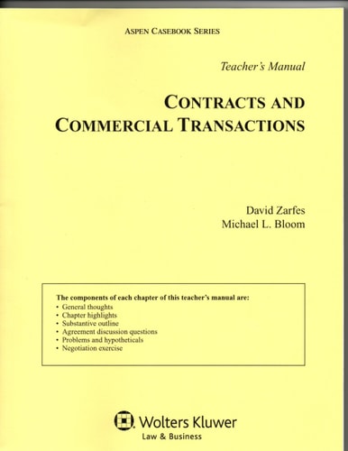 Contracts and Commercial Transactions