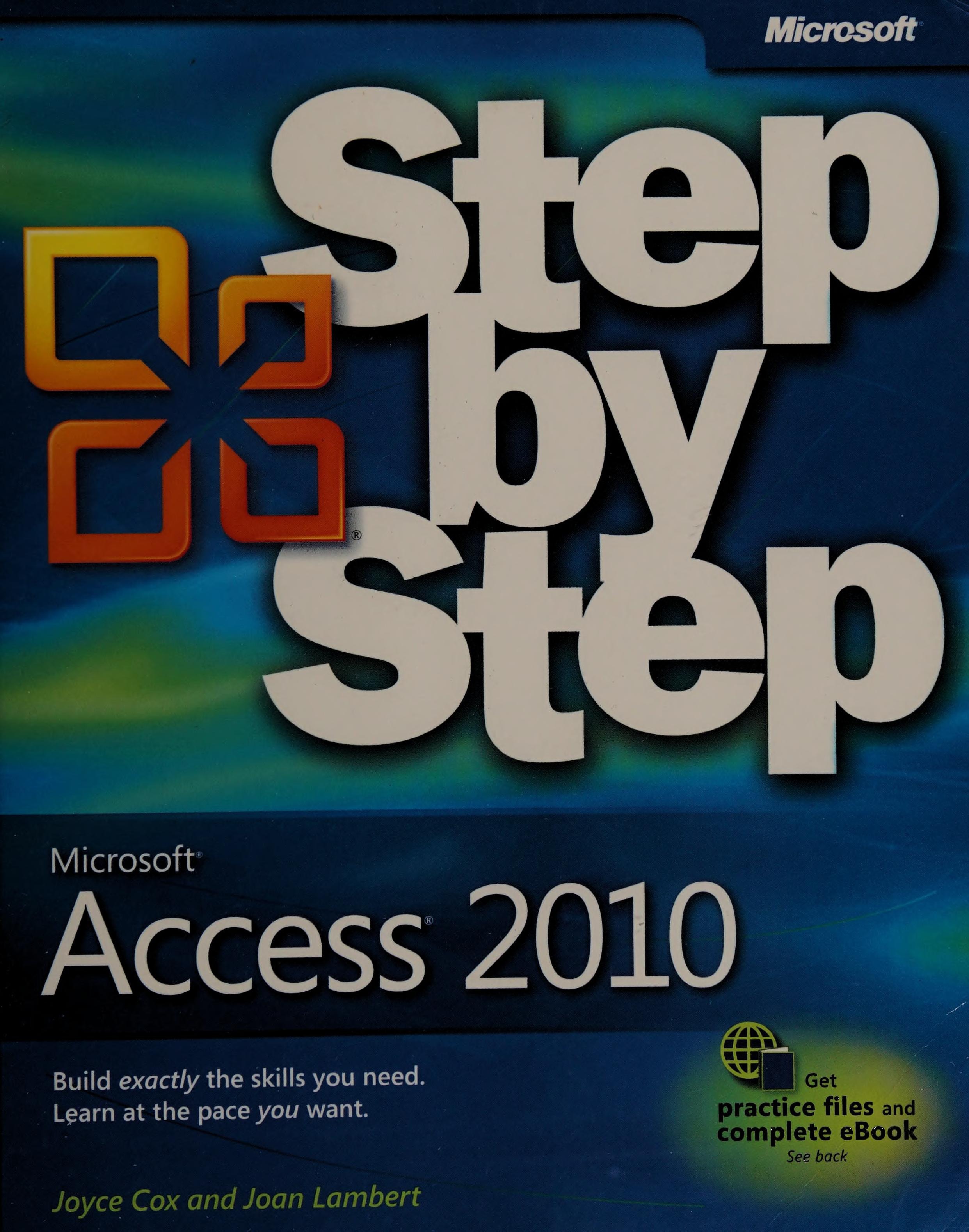 Microsoft Access 2010 Step by Step