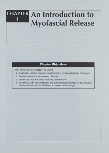 Myofascial Release in Sports Medicine