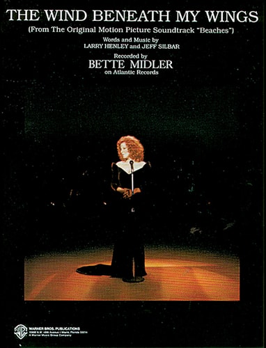 The Wind Beneath My Wings (from Beaches) Piano/Vocal/Chords (B-Flat), Sheet