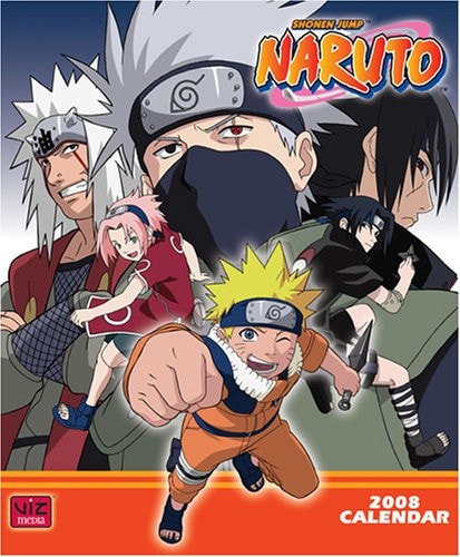 Naruto 2008 Wall Calendar