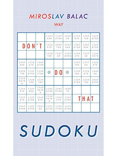Sudoku Don't Do That