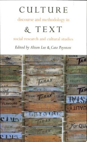 Culture & Text Discourse and Methodology in Social Research and Cultural Studies