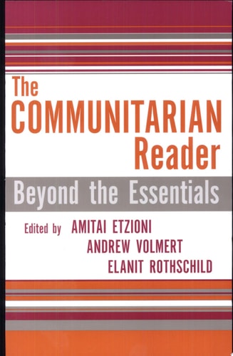 The Communitarian Reader Beyond the Essentials