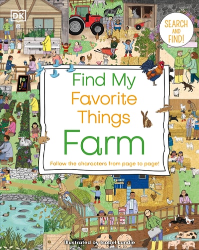 Find My Favorite Things Farm Follow the Characters from Page to Page