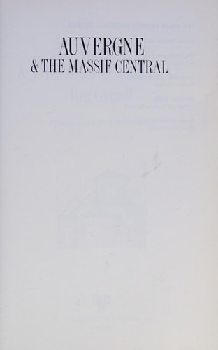 Auvergne and the Massif Central