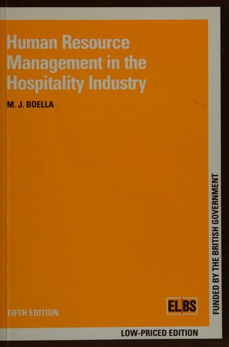 Human Resource Management in the Ho