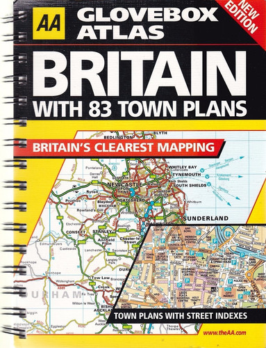 AA Glovebox Atlas Britain With 83 Town Plans